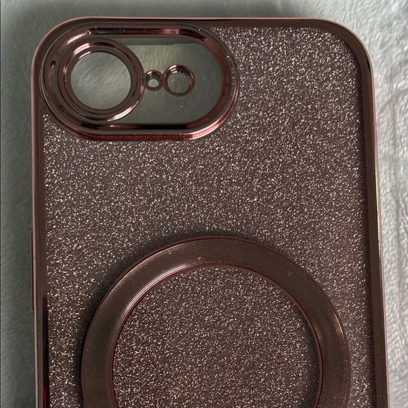 Glittery Rose Gold Phone Case - Picture 4 of 8